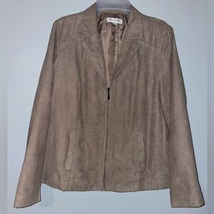 🐴Studio Works Women's Tan Suede Jacket